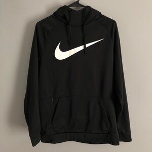 (Men’s M / Women’s L) Black Nike Therma Men's Pullover Swoosh Training Hoodie